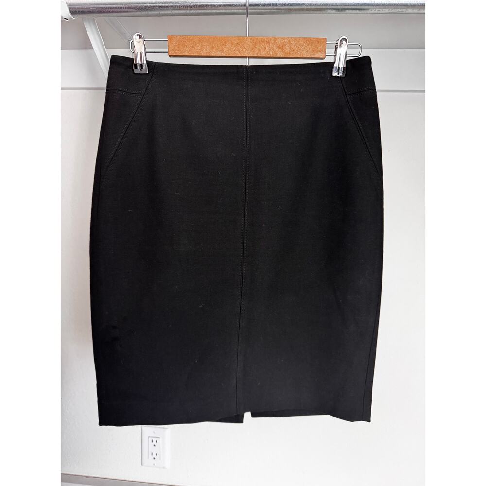 Ann Taylor Loft Women's A Line Skirt Straight Professional Work Wear Sz 8 Black